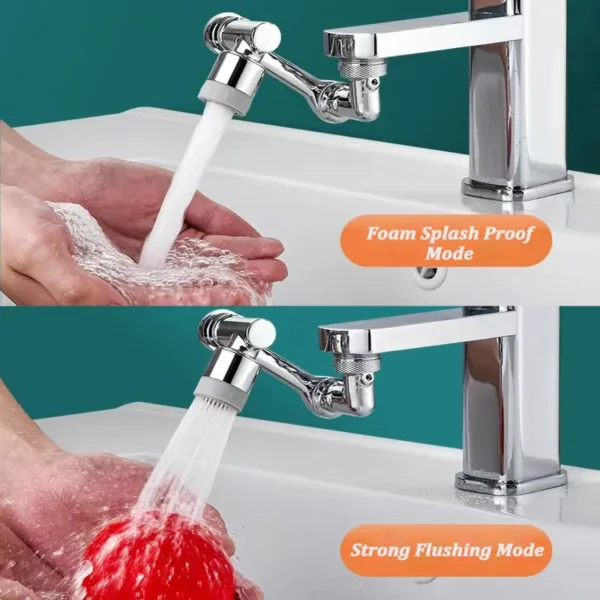Rotation Faucet Sprayer Head Universal 1080?Rotatable Bathroom Washbasin Tap Splash Filter  Water Saving Bubbler Nozzle
