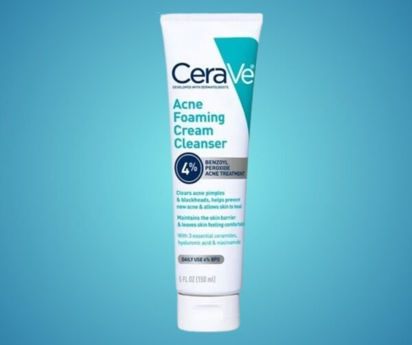 CeraVe Acne Foaming Cream Cleanser ? 4% Benzoyl Peroxide Treatment 120ml