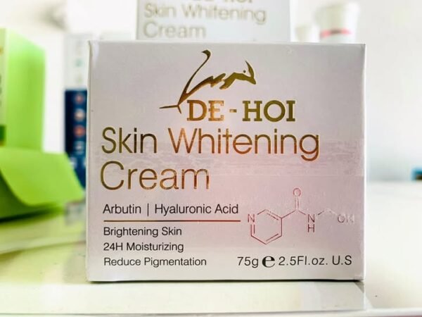 DE HOI Skin Whitening Cream ? Brightening & Moisturizing Face and Body Cream for Dark Skin - 75 gram