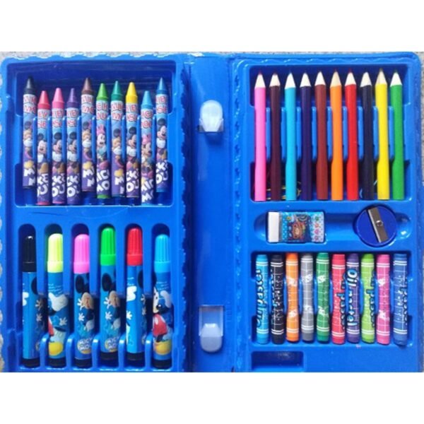 42-Piece Complete Coloring Kit for Kids ? Themed Crayons, Markers, Pencil Colours & Art Accessories