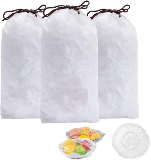 100pcs Disposable Flexible Transparent Plastic Food Storage Bags ? Resealable & Multi-Purpose - Food-Grade Fresh-Keeping, Dust & Insect-Proof, Kitchen Accessories - Disposable Food Wrap