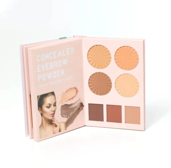 Mocallure 4 in 1 Original Professional Makeup Book Palette ? All-in-One Eyeshadow, Eyebrow Powder, Concealer, Blusher & Highlighter Kit