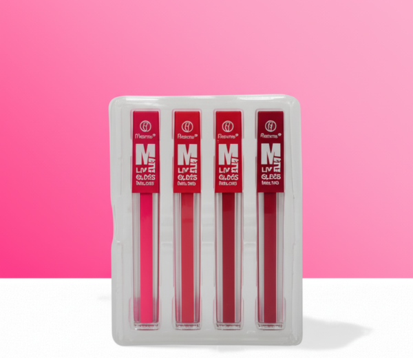 6-Piece Matte Lip Gloss Set ? , Waterproof Lip Color Kit for All-Day Wear P