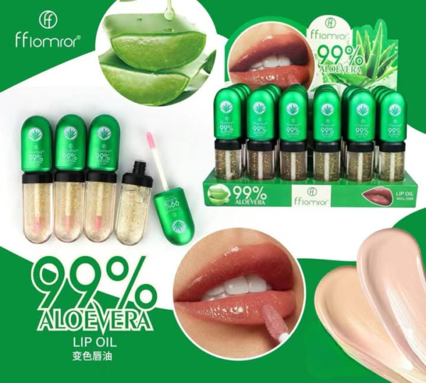 Flormar Aloe Vera Shiny Color Changing Lip Oil ? Your Glow, Your Shade Naturally Beautiful