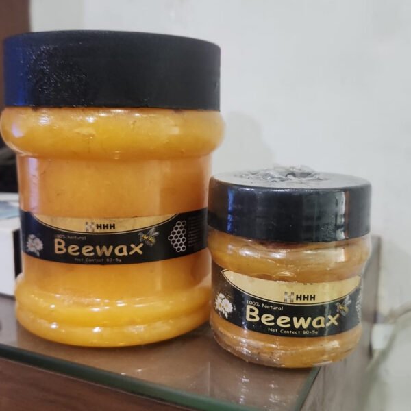 HHH Beewax 500g ? Pure, Natural & Multipurpose Beekeeping Wax for DIY, Furniture Shining & Wood Polish