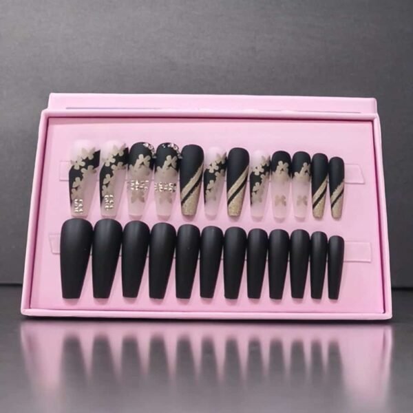 24 Pcs black Matte Perfection ? O.two.o Nail Polish For A Luxe Look | Best Nails For Women