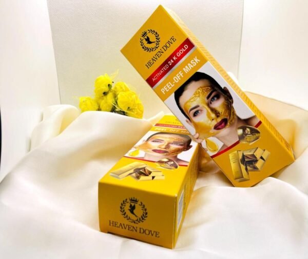 Original Heaven Dove 24K Gold Peel Off Mask ? Luxurious Anti-Aging & Deep Cleansing Skincare - 100 ml