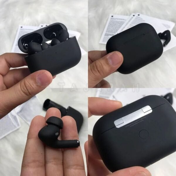 Apple AirPods Black Lite Edition (2nd Generation) with Active Noise Cancellation ? Seamless Wireless Audio (With Box)