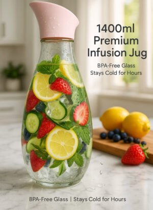 1400ml Hard Glass Water Jug