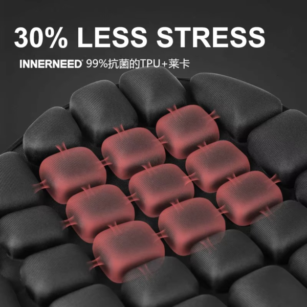 Universal Waterproof Bike and Motorcycle Seat Cushion ? Premium Comfortable Relaxer Seat Cover with Anti-Slip Design, Shock Absorption, and Weather-Resistant Protection ? Ideal for All Bicycles, Scooters, and Motorcycles