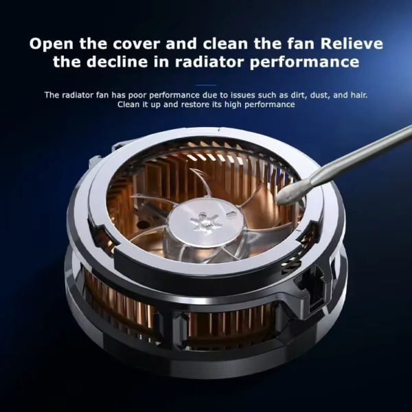 MEMO CX07 Mobile Phone Magnetic - Cooling Fan Radiator Cool Heat Absorber For IOS iPhone Android ( Random Color )