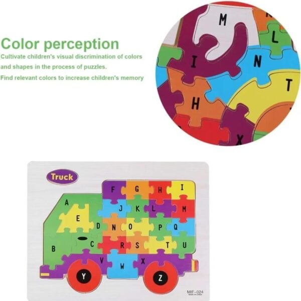 Wooden Alphabet Puzzle Board