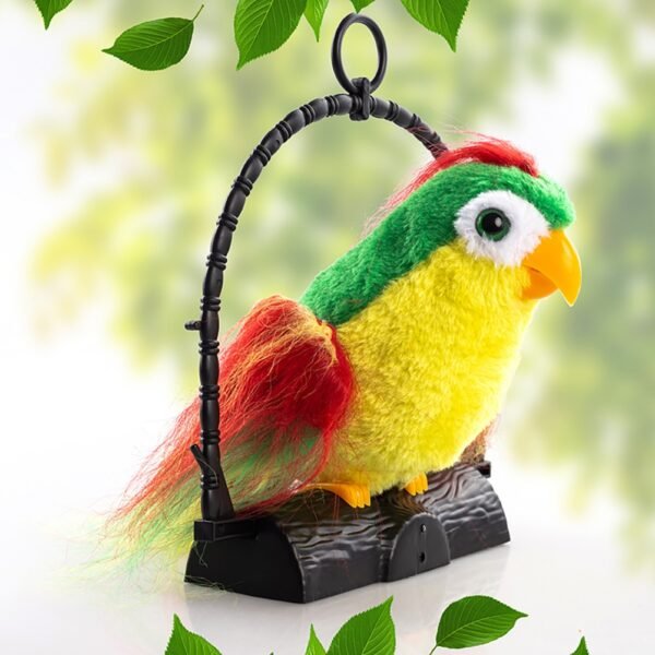 Talk Back Talking Parrot Toy ? Repeats Speech, Educational & Fun for Kids