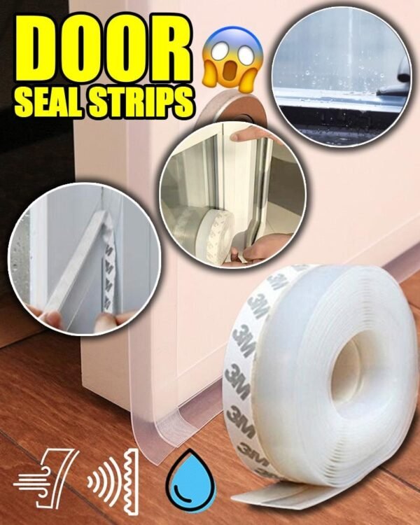3 Meter Door and Window Seal Strip ? Adhesive Weather Stripping ? Soundproof, Dustproof & Energy Saving