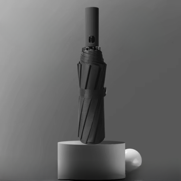 Compact Travel Umbrella with Windproof Design Gray Ghana