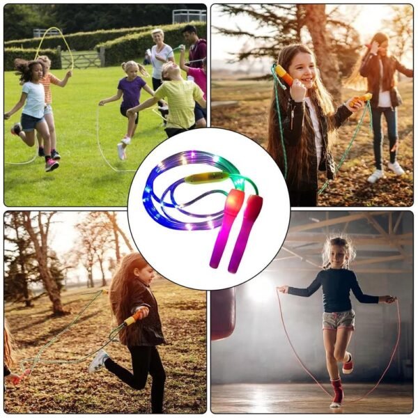 Lighting Jump Skipping Rope ? LED Fitness Rope for Kids & Adults, Indoor/Outdoor Training, Random Color
